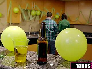 lucky guy fucks both of his stepsisters on st patricks day jericha jem piper perri