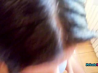 amateur russian pov blowjob with tit cum 😍