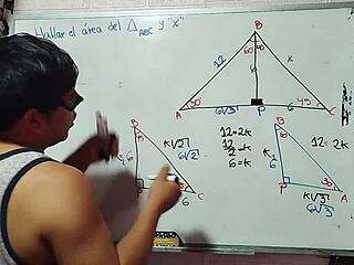 Asian Nerd Student Teaches Teacher in Bedroom