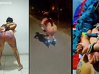 In this bdsm session, samantha the slut is exercised and humiliated as a bound prostitute