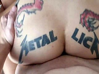 full - menage with the hot neighbor who is spying on the balcony