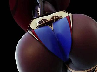 Mona the witch teases with her big ass in remastered scene