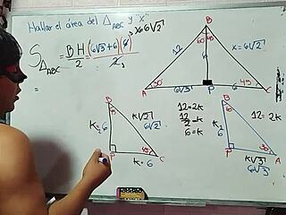 Asian Nerd Student Teaches Teacher in Bedroom