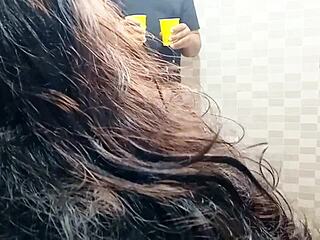 excusing my best friend at the party to the bathroom