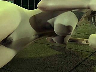 Hisoka Kurosawa footjob sex 3D