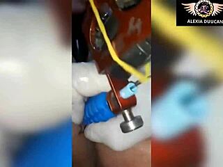 this tattoo session on alexia duucan's ass by anitta-like artist is hilarious and sexy 😘