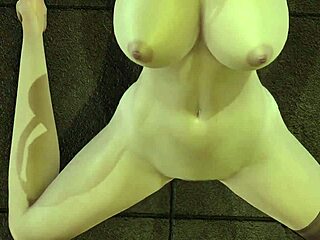 Hisoka Kurosawa footjob sex 3D