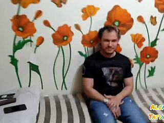 Sofa Test For Porn Actor With Big Ass Couple From Beach!