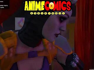 El guason con harley quinn de prostituta