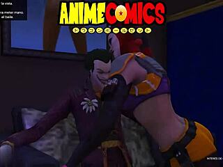 El guason con harley quinn de prostituta