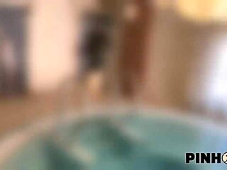 Pinhole Xxx Delivers Intense Anal Reverse Gangbang Action In The Pool