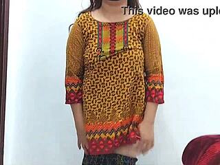 Arab Experienced Indian Pakistani Girlfriend Performs Striptease With Clothes Ripped