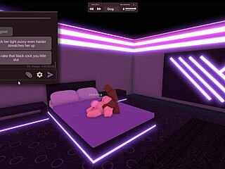 blonde girl cheats on bf with black dick in roblox