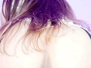 Latina Colombian stepmother with giant cameltoe masturbates intensely for her stepson in lingerie