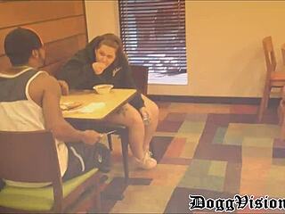 i got busted pounding her in the hotel cafeteria public style 😏