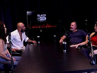 Ted's passenger enjoys foursome in car with trans and man