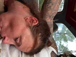 Slut Gags On Thick Cock Deep