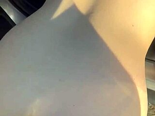 Real Escort With Huge Tits Watches Herself Cum While Getting Fucked From Behind In Public