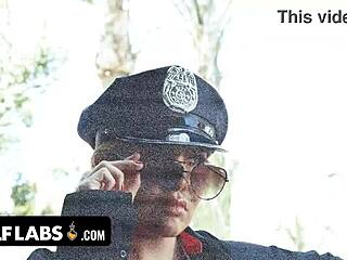 Policewoman tells lovers Respect authority, never skip school again!