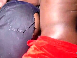 ebony big tits begs for big black cock creampie deep inside