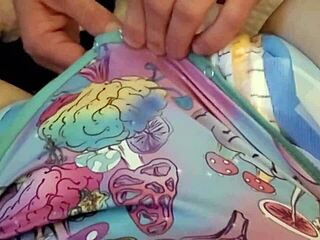 hairy abdl princess hippy gets her diaper changed by daddy