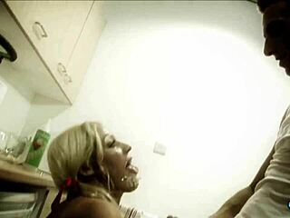 Kinky Blonde Chick Wants Thrill Instead Of Dinner