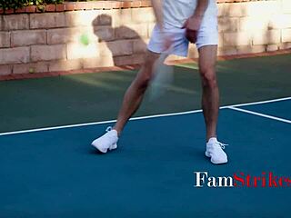 stepsister aunt trick cousins into outdoor pussy game