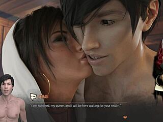 WOW CROFT DEEPTHROATS while FINGERING her ASS!