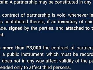 this casual take breaks down partnership laws simply