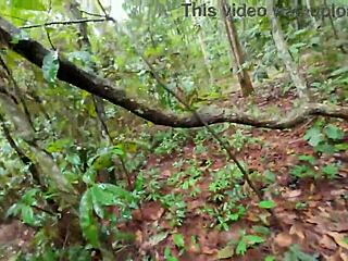 Suggestive Forest Teens Lick Pussy In Thai Woods Adventure