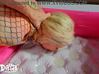 i'm choking on this rough anal with vivian lola's fake tits piss rim spit cum gulp