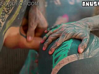 Dreadlocks Heels Hottie Takes Brutal BWC Anal Facial with Wide Gapes