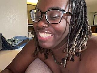 Tee Vuiton Worships Stepbrother's Huge Black Cock in Taboo Interracial Fuck