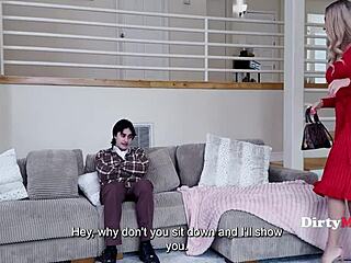 anna kolba blackmails russian stepmom with her dirty secrets then fucks her hard for cash