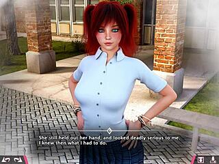 Double Homework 06: Dating cute petite redhead Johanna roleplay game