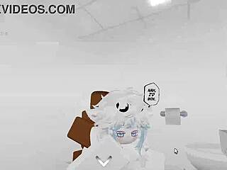 random slut bends over for monster bbc pounding in condo roblox style