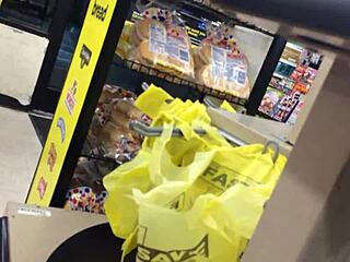 two moms shopping around candid hidden cam