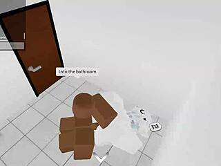 random slut bends over for monster bbc pounding in condo roblox style
