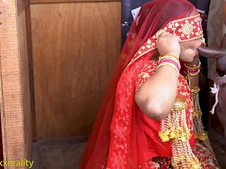 Desi mommy teases with dirty talk sucking tight wet pussy cock