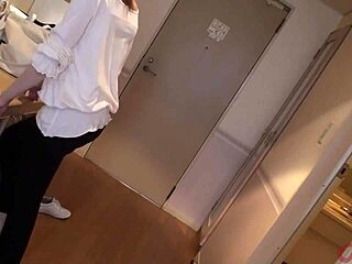 tiny mouth asian japanese babe teases with intriguing blowjob creampie hints