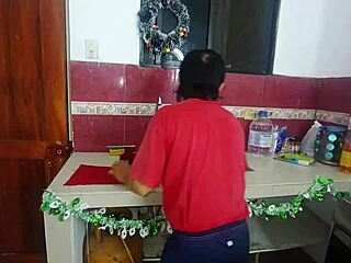 old perv why sneak fuck with maid while wife gone?