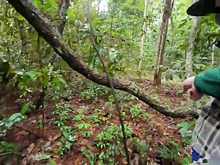 Suggestive Forest Teens Lick Pussy In Thai Woods Adventure