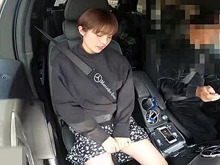 follow this uncensored 19yo japanese cutie masturbating in car, then blowjob, doggystyle creampie outside in erotic cosplay