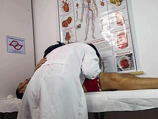 i can't believe my first patient had such a huge throbbing erection ready for my tight nurse pussy