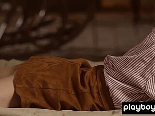 skinny belarusian teen gerda rubia flashes her tight pink pussy joyfully