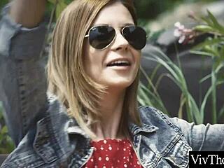 Gorgeous lesbians lick clits and finger pussies in stockings.