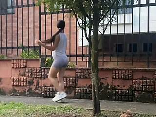 WOW my neighbor SENDS her HOT SQUIRTING video!!