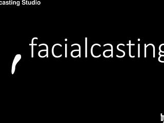 Ukrainian Blonde Drowns in Sperm Casting Cumshot