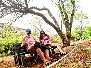 ever dreamed of a public blowjob in the botanical garden? 😏🌿 let's make it real