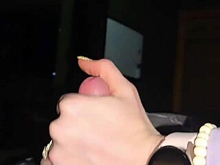 omg milf in crotchless panties jerks cock then rides huge dildo with pierced nipples moaning orgasm!